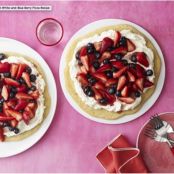 Red-White-and-Blue Berry Pizza